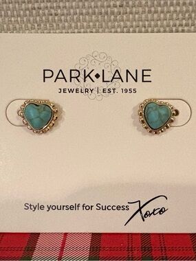 Park Lane Linden Heart Stud Earrings